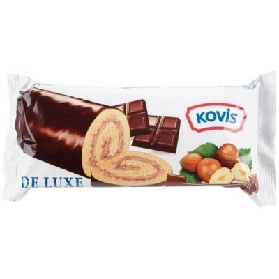 Рулеты бисквитные Kovis de Luxe с шоколадно-ореховым кремом