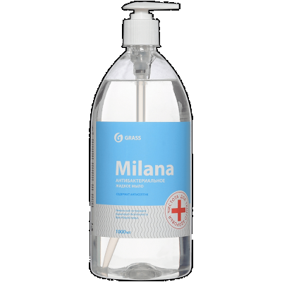 Жидкое мыло GraSS антибактериальное Milana дозатор
