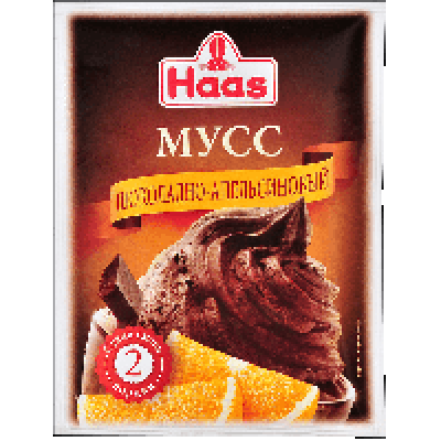 Мусс Haas шоколадно-апельсиновый