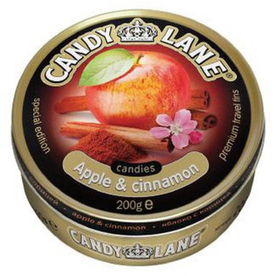 Леденцы Candy Lane фруктовые яблоко с корицей ж/б