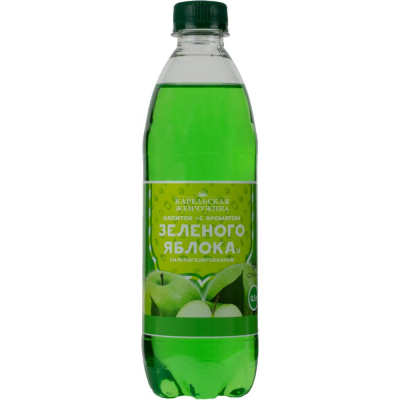 Напиток сильногазированный Карельская жемчужина Зеленое яблоко