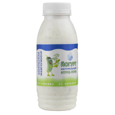 Йогурт питьевой Карельская жемчужина Огурец-укроп 2,1% 