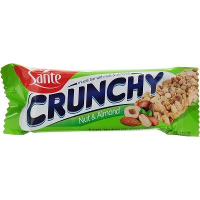 Батончики мюсли Crunchy с орехами