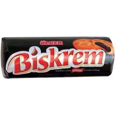 Печенье Biskrem с какао кремовой начинкой