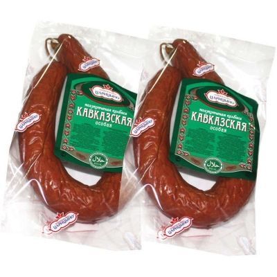 Колбаса Царицыно Кавказская полукопченая н/об атм