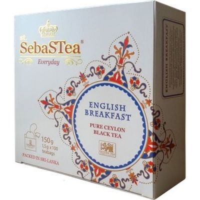 Чай черный SebaSTea English Breakfast 100 пак.
