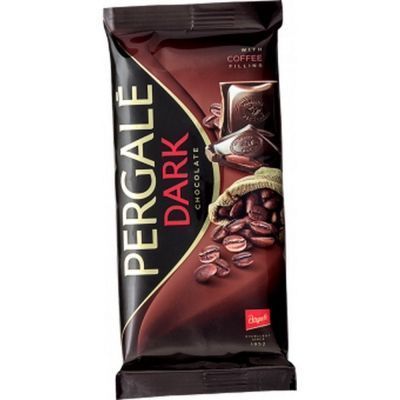 Шоколад темный Pergale с кофейной начинкой