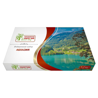 Чай подарочный набор фито КРАСНОДАРСКИЙ ручной сбор Абхазия, картон (4*50гр)