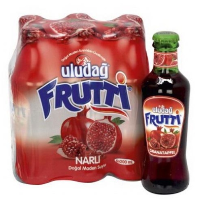 Напиток Uludag Frutti/Улудаг Фрутти безалкогольный среднегазированный со вкусом граната