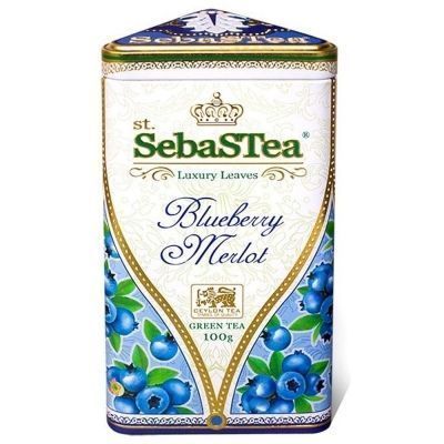 Чай зеленый SebaSTea BLUE BERRY MERLOT