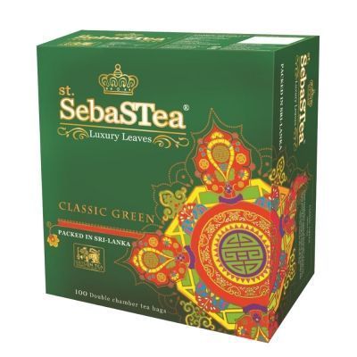 Чай зеленый SebaSTea Classic Green 100 пак.
