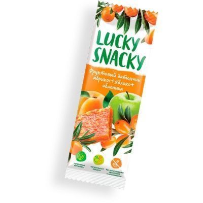 Батончик фруктовый Lucky Snacky с облепихой