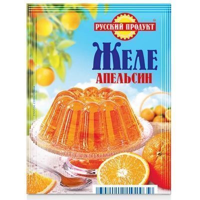 Желе быстрого приготовления Русский продукт Вкус апельсина