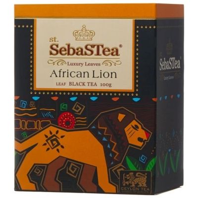 Чай чёрный SebaSTea цейлонский байховый листовой African Lion