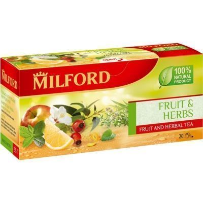 Чайный напиток Милфорд Фрукты и травы 20 пак.