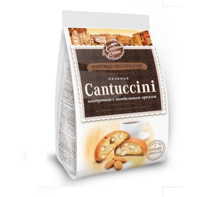 Печенье Хлебный спас Кантуччини (Cantuccini) с миндальным орехом