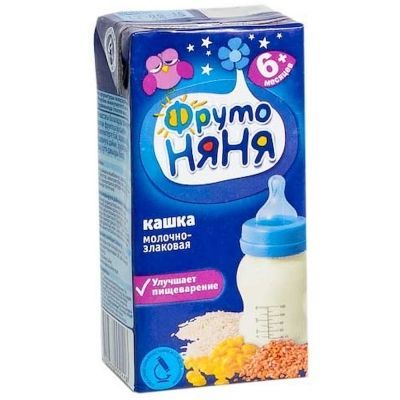 Каша ФрутоНяня молочно-гречневая кукуруза, рис