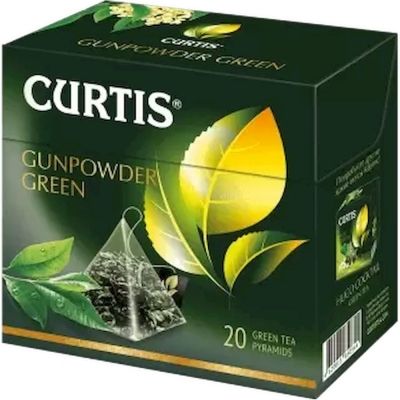 Чай Кёртис Грин Ганпаудер зеленый 20 пирам.