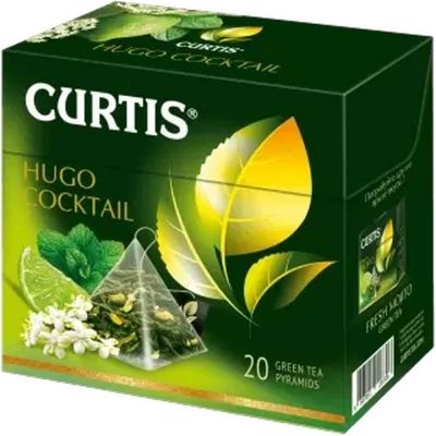 Чай Кёртис Хуго Коктейль зеленый 20 пирам.