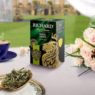Чай Ричард Роял Грин зеленый крупный лист