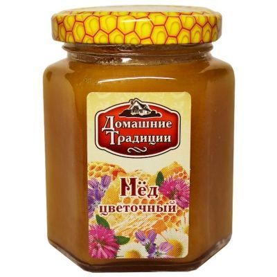 Мед натуральный Домашние Традиции цветочный ГОСТ ст/б