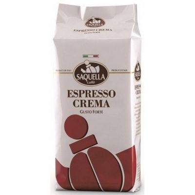 Кофе Saquella в зернах жареный Espresso Crema