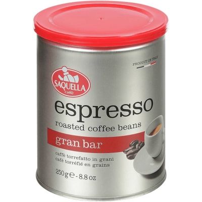 Кофе Saquella зерно Espresso Gran Bar жесть