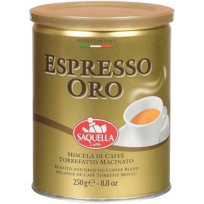 Кофе Saquella молотый Espresso Oro жесть