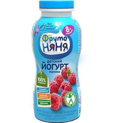 Йогурт ФрутоНяня Малина 2,5%