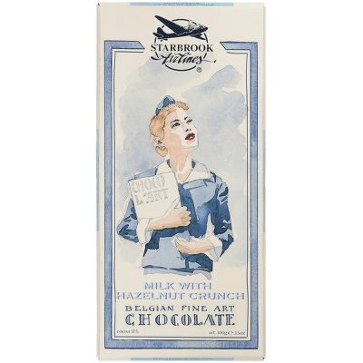 Шоколад Starbrook Airlines молочный с дроблёным фундуком