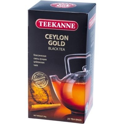 Чай Teekanne черный Цейлон Голд eylon Gold 25 пак. конверт