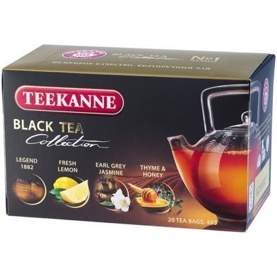 Ассорти черных чаев Teekanne Black tea collection 20 пак. конверт