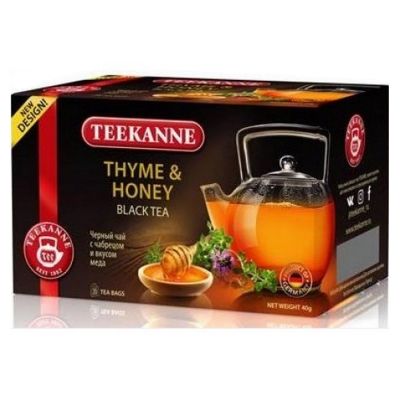 Чай Teekanne черный Тимьян-Мед Thyme-Honey 20 пак. конверт