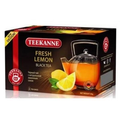 Чай Teekanne черный Фреш Лемон Fresh Lemon 20 пак. конверт