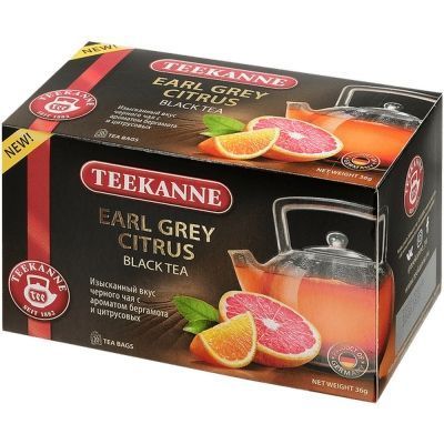 Чай Teekanne черный Эрл Грей-Цитрус EG Citrus 20 пак. конверт