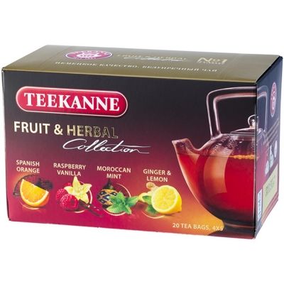 Чайный напиток Teekanne Ассорти фруктово-травяное Fruit tea collection 20 пак. конверт