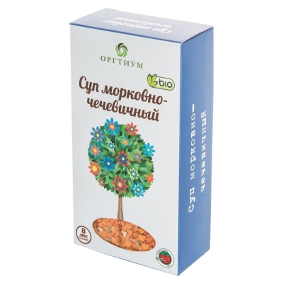 Суп Оргтиум морковно-чечевичный (чечевица экологическая)