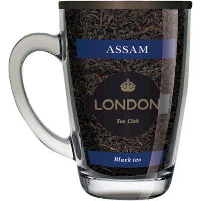 Чай London Tea Club Assam черный байховый в стеклянной кружке