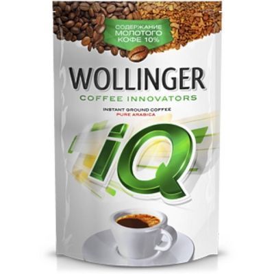 Кофе Арабика Wollnger IQ сублимированный с добавлением молотого