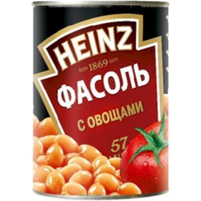 Фасоль heinz в томатном соусе с овощами