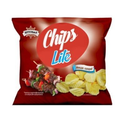 Картофельные чипсы Chips Lite шашлык