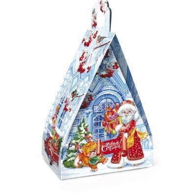 Новогодний подарок Ледяной домик картон