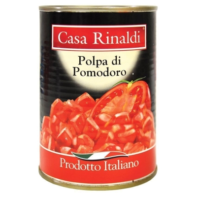 Кусочки очищенных помидоров Casa Rinaldi в томатном соке (поштучно)