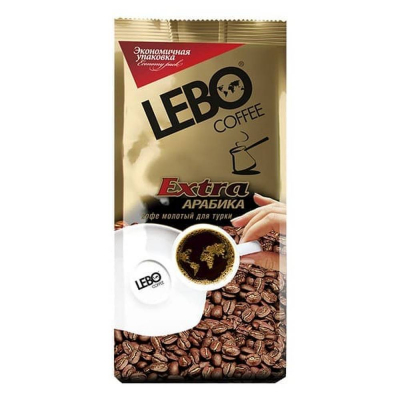 Кофе Lebo Extra молотый для турки пак.