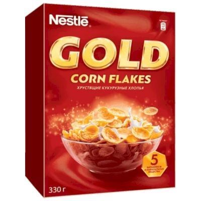 Готовый завтрак Nestle Gold кукурузные хлопья