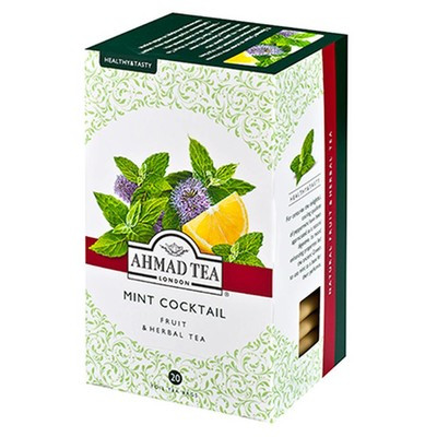 Чай травяной Ахмад HT Mint Cocktail 20 пак. с ярл. в конверте