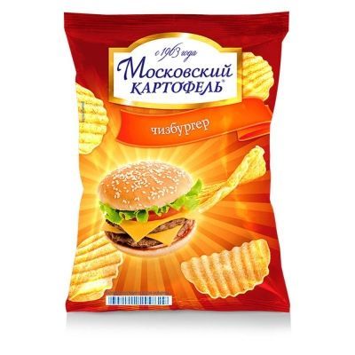 Чипсы Московский картофель чизбургер