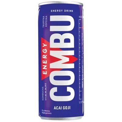 Напиток энергетический Combu Enerdgy Drink Acai\Goji со вкусом ягод акаи-годжи