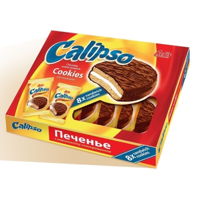 Печенье двойное Nefis Калипсо (Calipso Multipack) с маршмаллоу глазированное