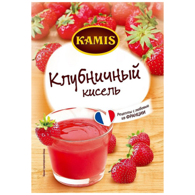 Кисель Kamis моментального приготовления Клубничный